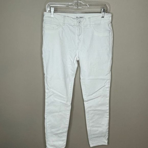 DL1961 White Margaux Instasculpt Ankle‎ Skinny Jeans